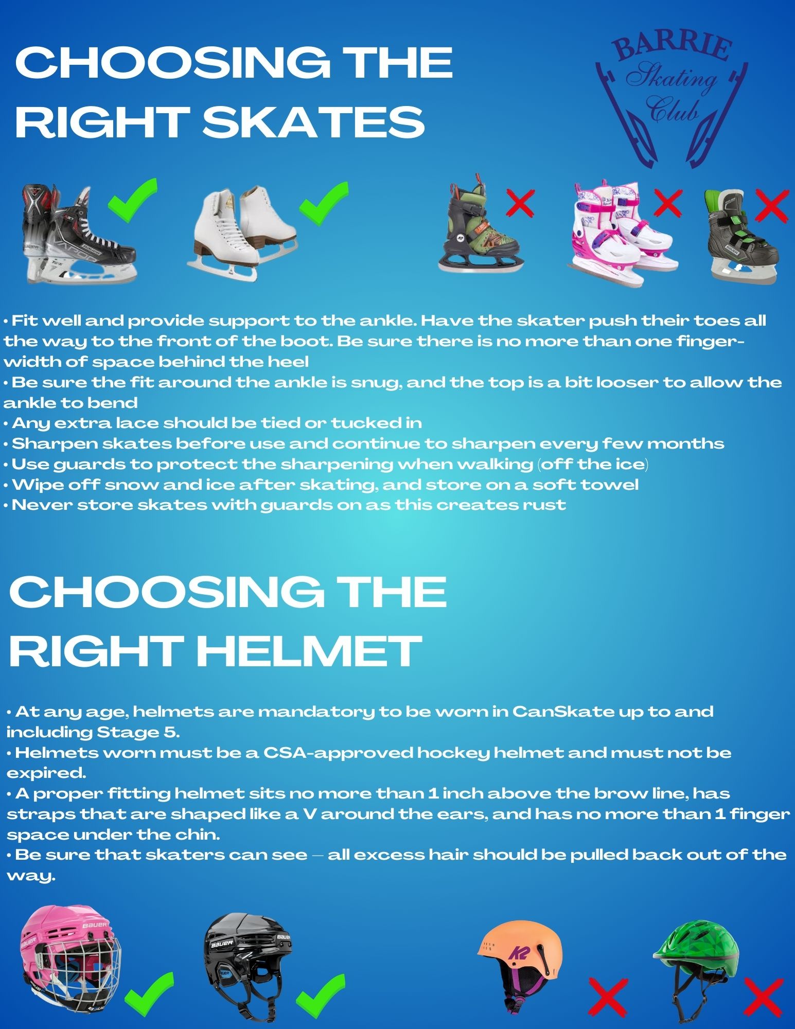 PreCanSkate Barrie Skating Club